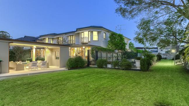 This home in Brisbane’s Bulimba has two blocks of river frontage.