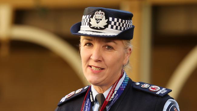 Queensland Police Commissioner Katarina Carroll in Brisbane on Thursday. Picture: Liam Kidston