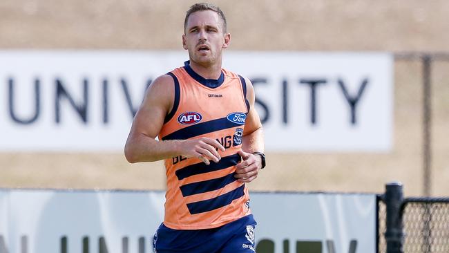 Geelong skipper Joel Selwood has been managed through pre-season. Picture: Tim Carrafa