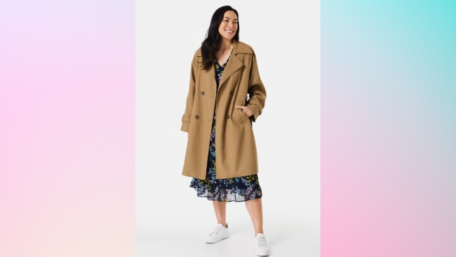 The $49 Kmart lightweight trench coat shoppers are obsessed with this  winter