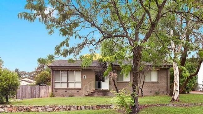 THE house at 17 Pridham St, Farrer was one of only a few to be auctioned in The ACT on the weekend. Picture: realestate.com.au