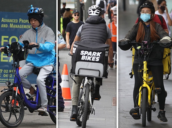 ‘It’s anarchy’: Delivery riders, cyclists ruling Sydney streets