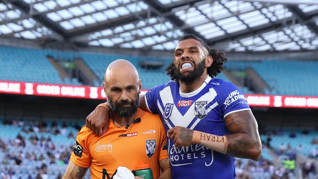 The Bulldogs have lost Josh Addo-Carr to an ankle injury. Picture: Getty Images.