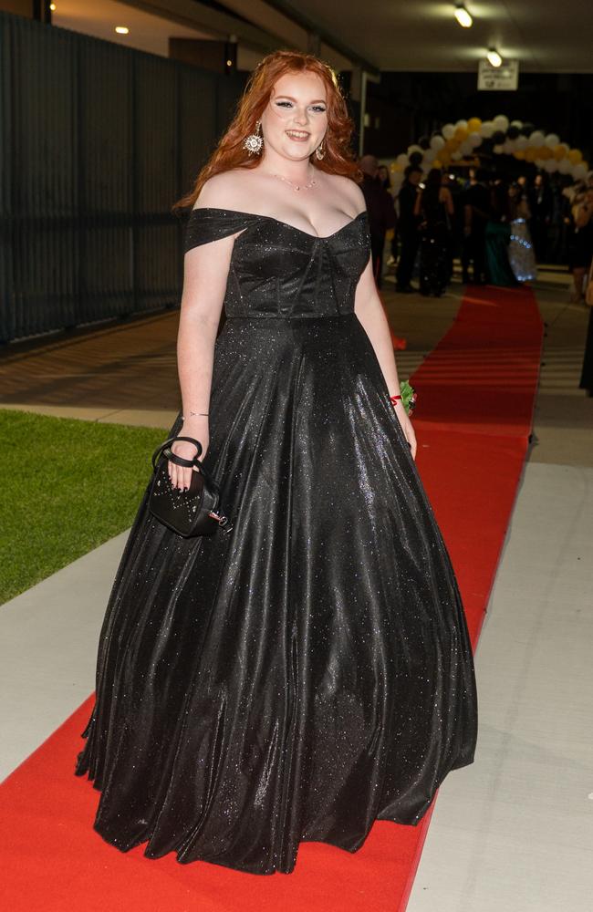 Jenaya Hart at Mackay State High School formal 2022.Picture: Michaela Harlow
