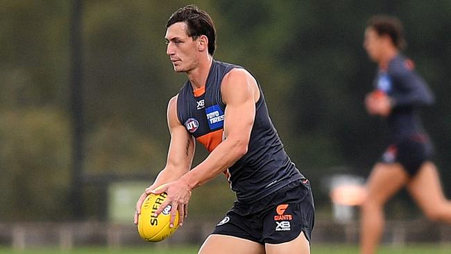 Jake Stein has been named to debut for GWS Giants against North Melbourne. Picture: AAP Image/Dan Himbrechts.