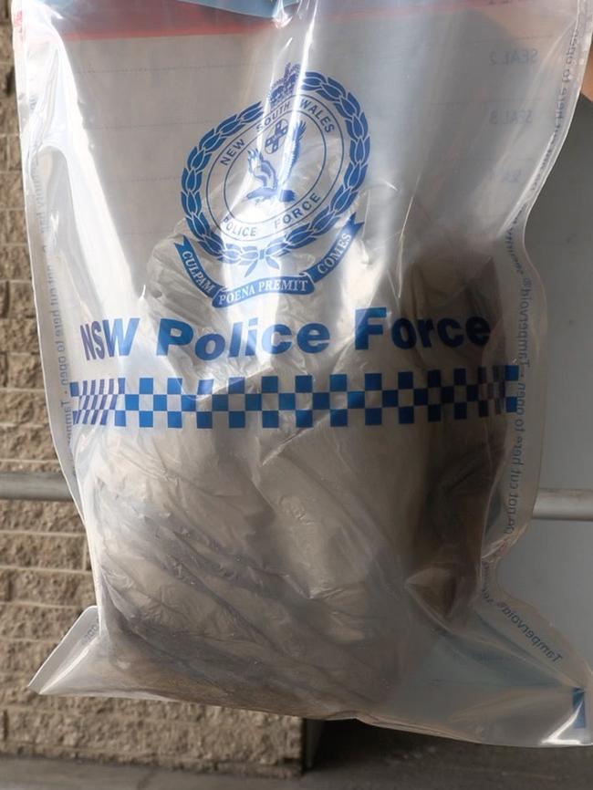 Material allegedly seized during the search. Picture: NSW Police