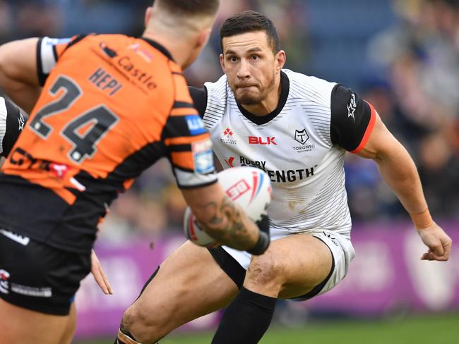 Sonny Bill Williams in action for the Toronto Wolfpack. Picture: Paul Ellis/AFP