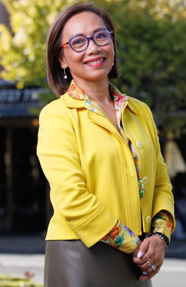 Independent politician Dai Le outside her offices in the Western Sydney suburb of Canley Heights. Picture: NewsWire / Max Mason-Hubers