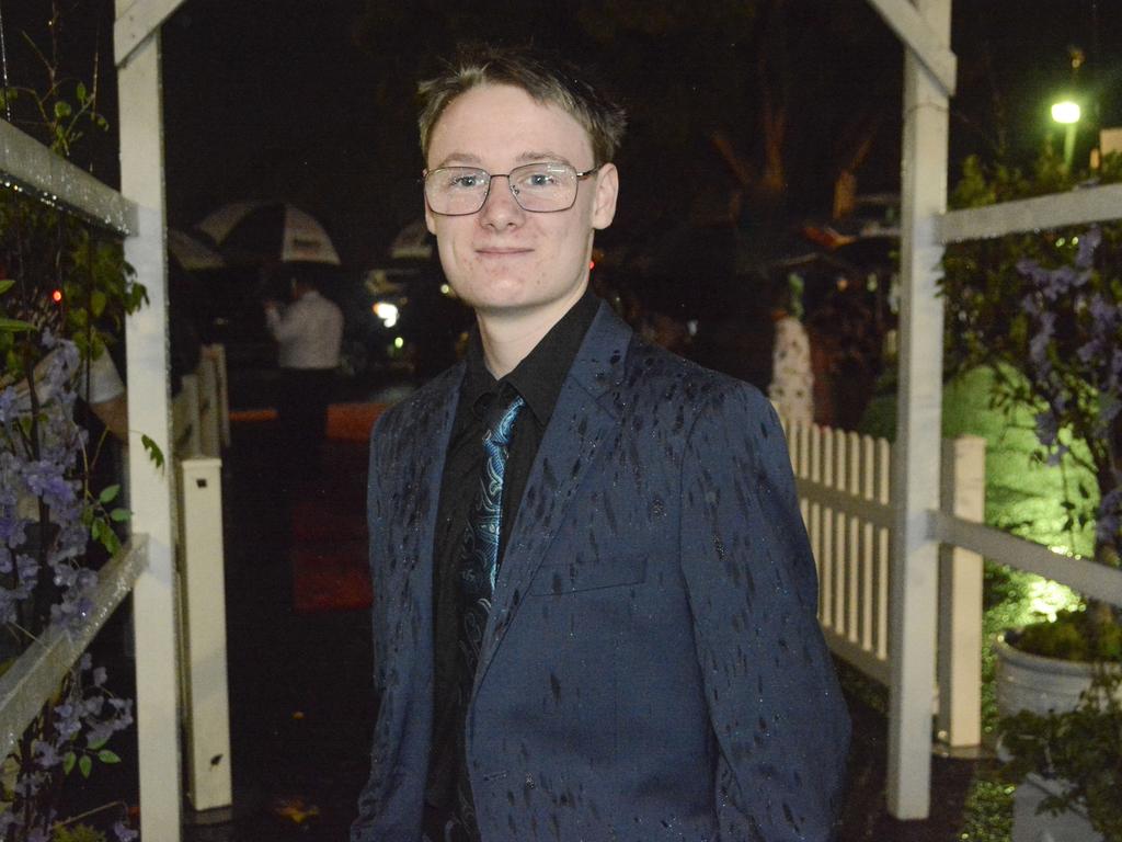 Blake Deimel at Wilsonton State High School formal at Clifford Park Racecourse, Wednesday, November 13, 2024. Picture: Tom Gillespie