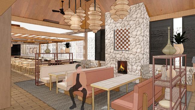 A cosy fireplace is also planned for The Winston’s major makeover.