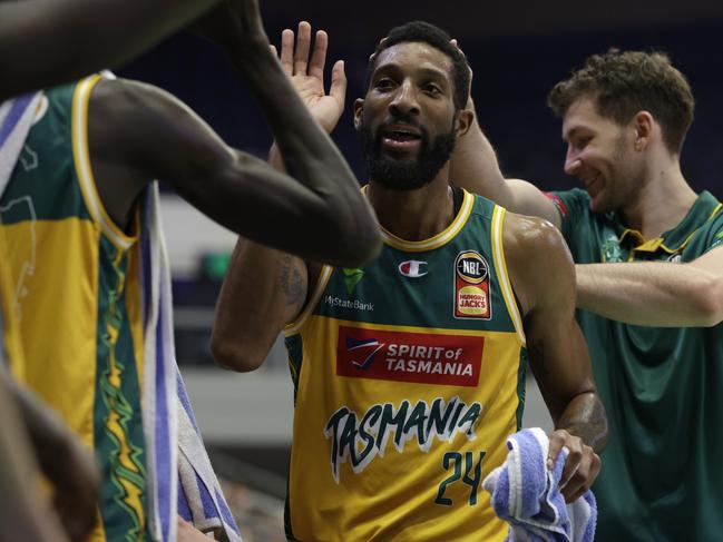 JackJumpers import Marcus Lee. (Photo by Russell Freeman/Getty Images for NBL)