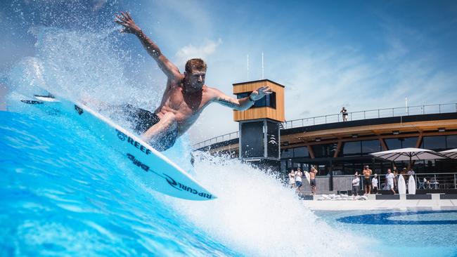 Gold Coast surfer Mick Fanning is hoping to build a surf Ranch on the Gold Coast Picture Supplied