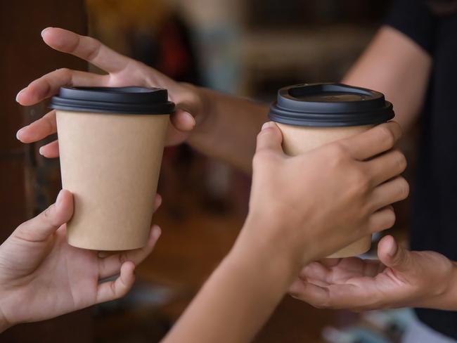 Generic takeaway coffee. Picture: Istock