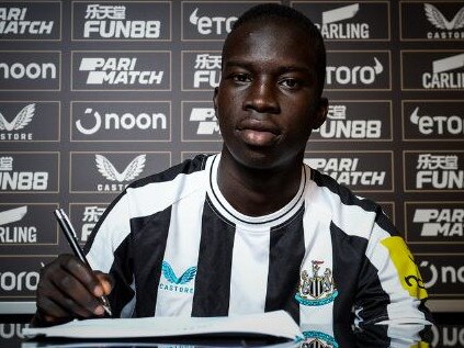 Garang Kuol has signed a lucrative deal with Premier League giant Newcastle.