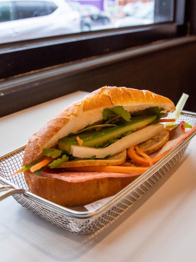 One of Cyclo’s classic Banh Mi thit. Picture: Linda Higginson