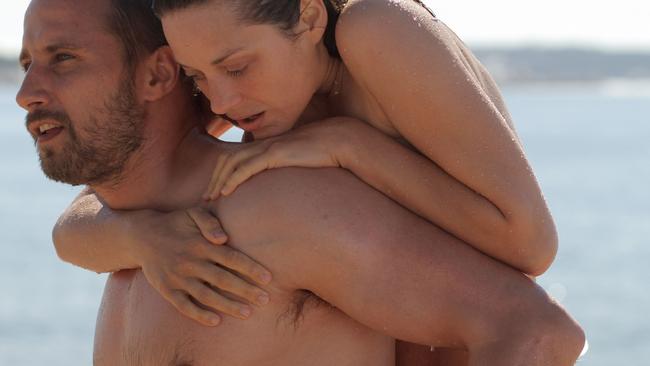 Matthias Schoenaerts and Marion Cotillard in Rust and Bone. Picture: Advertiser Adelaide