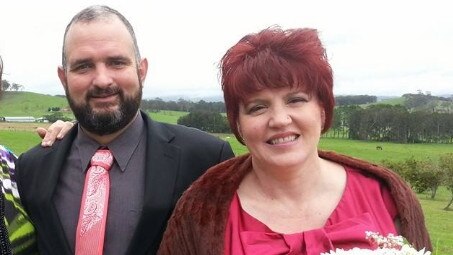 Peter Warner and Clare Jennings at their wedding on April 6, 2014. Picture: Facebook