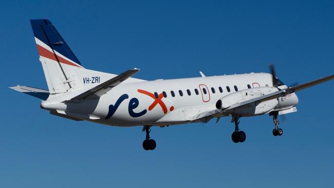 Rex has a fleet of 61 Saab 340s which are used on regional routes. Picture: Supplied.