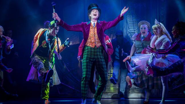 Charlie and the Chocolate Factory is playing at Her Majesty’s Theatre in Melbourne. Picture: Jake Nowakowski