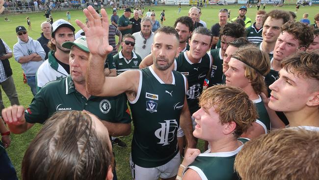 Former AFL player Andrew Walker has returned home to Echuca and helped the team to successive Goulburn Valley league titles. Picture Yuri Kouzmin