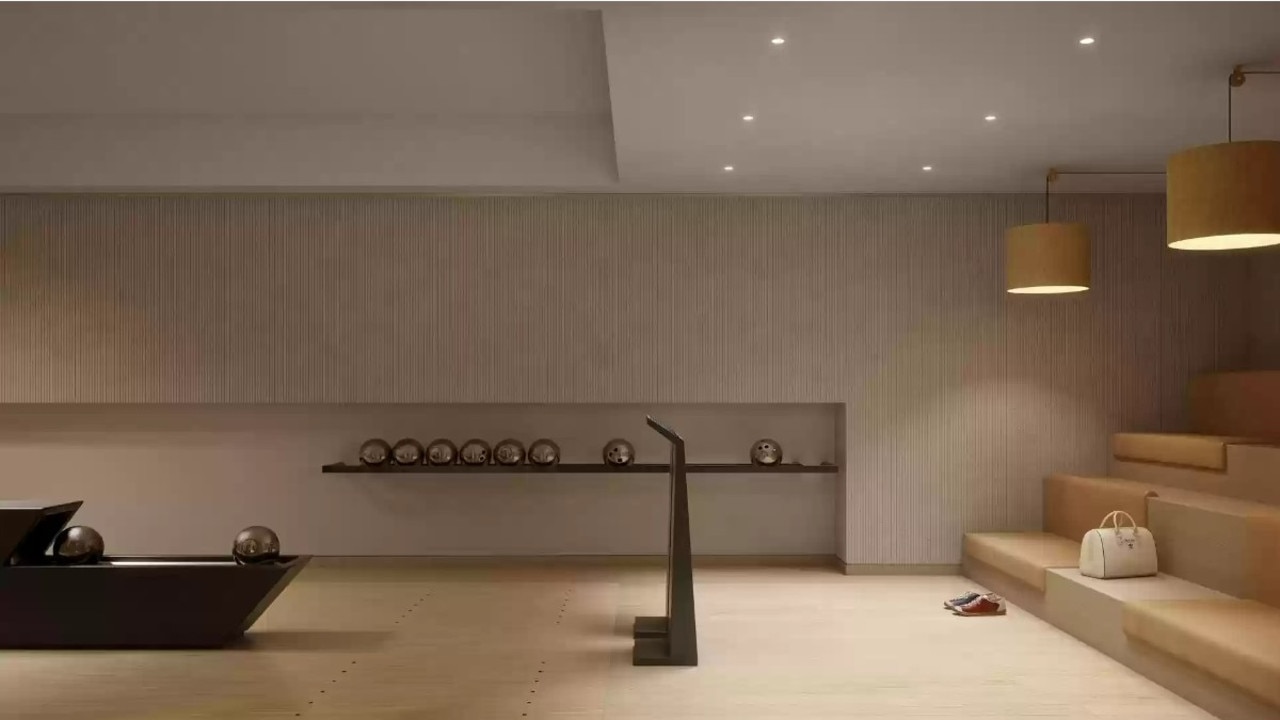 The building has a bowling alley. Picture: Realtor.com