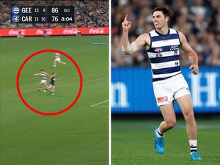 Ollie Henry fined over Zac Williams incident. Photos: Fox Sports/Getty Images