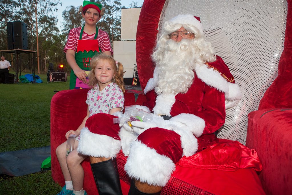 Santa at Christmas Spectacular The Courier Mail