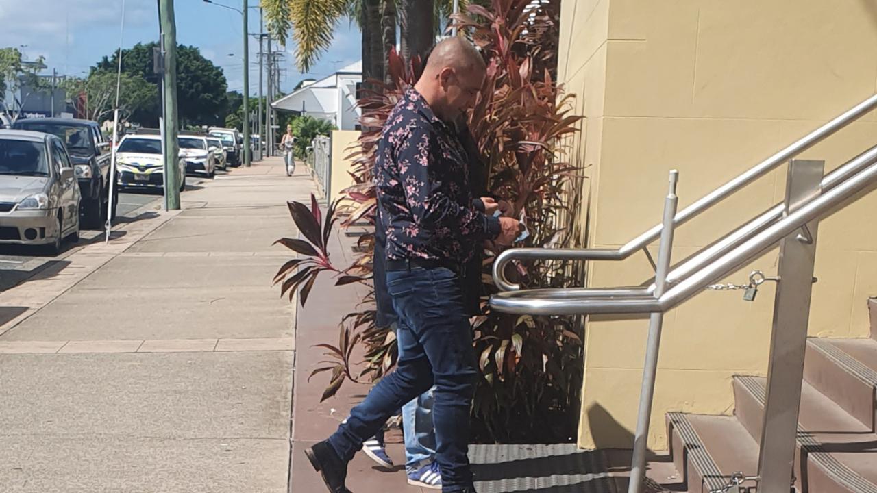 John William Hawke pleaded guilty in Mackay Magistrates Court to failing to provide a specimen of breath, possessing dangerous drugs and possessing a weapon. Picture: Lillian Watkins