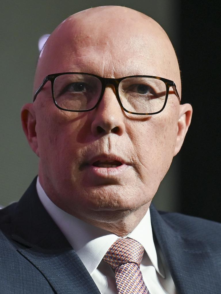 Opposition Leader Peter Dutton’s dissatisfaction rating has increased by five points to 54 per cent Picture: NewsWire/ Martin Ollman