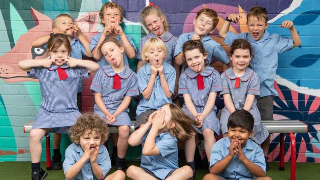 St Roberts Primary School Class - FMW Back row - left to right: Jaxon O’Neill, Lenny Trewin, Elke Murphy, Ziggy Thorley, Albie Corneby. Middle row- left to right: Indi Young, Collins Harris, Easton Donnelly, Edith Haigh, Hannah Leith. Sitting - left to right: Johnny O’Dwyer, Henry Daley, Rayan Mohamad.