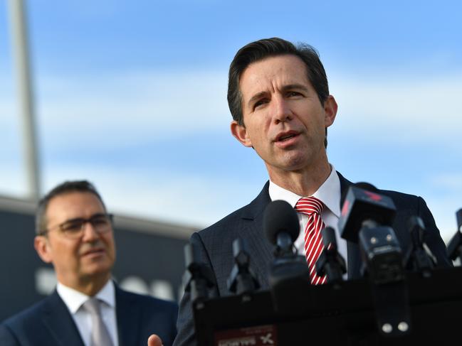 SA is “definitely in the mix” in the Federal Government’s planning for the travel bubble with NZ, Trade and Tourism Minister Simon Birmingham says. Picture: AAP Image/David Mariuz