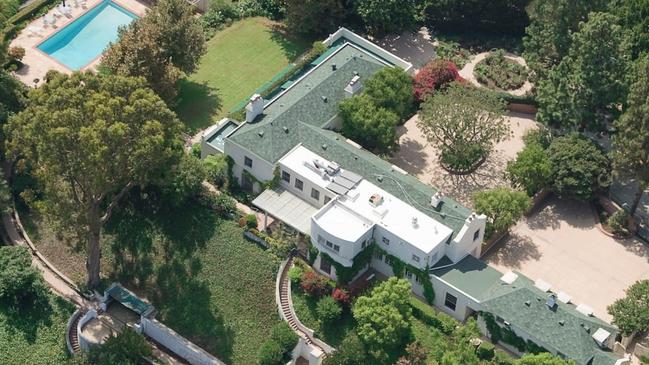 The 1934 Beverly Hills mansion, purchased in 2015, was first owned by film producer Samuel Goldwyn. Picture: Supplied