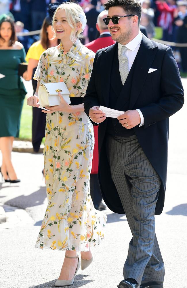 Marcus Mumford and Carey Mulligan. Picture: Ian West - WPA Pool/Getty Images.