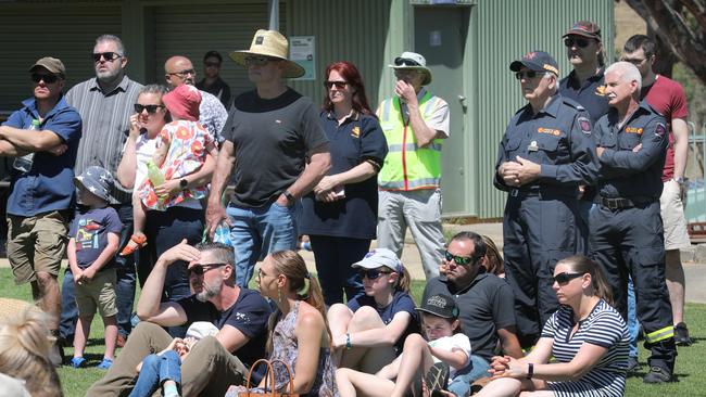 Around 300 Hills locals gathered at Lobethal Oval to share their stories of survival and to reclaim December 20 as a day of hope and resilience. Picture: Dean Martin