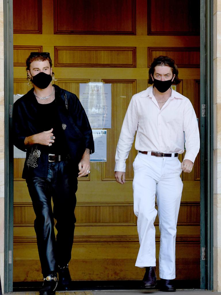 Cody Alain Milne (left) and Tasman Binder (right) were initially the first two to be charged over the theft. Picture: NCA NewsWire / Naomi Jellicoe