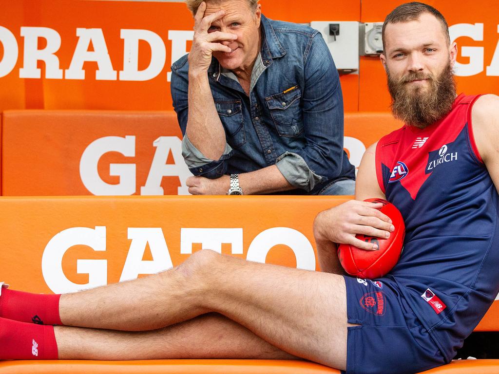 Max Gawn had to sit this one out.