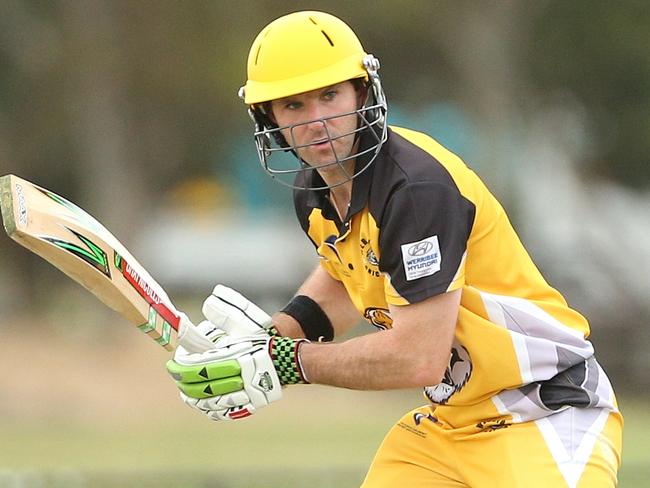 VSDCA cricket: Altona v Werribee, Matthew Dean of Werribee battingSaturday, December 5, 2020, in Altona, Victoria, Australia. Picture: Hamish Blair