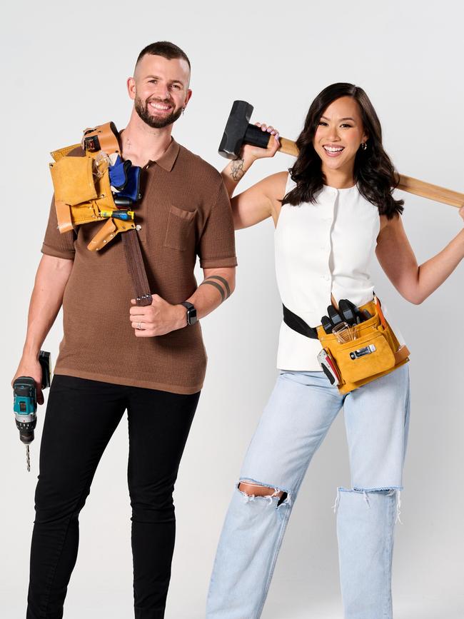 Adelaide couple Kristian and Mimi Belperio will star on the new season of The Block. Pictures: Supplied