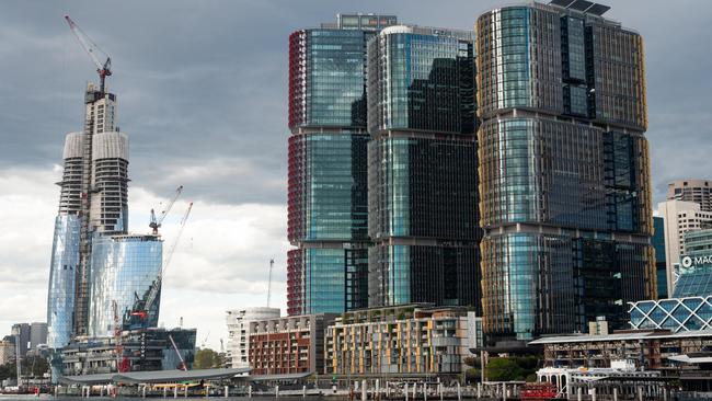 Barangaroo’s construction continues despite the looming hearings.