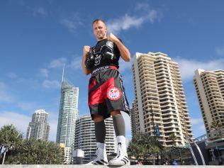 Mairis Briedis has arrived on the Gold Coast at Surfers Paradise ahead of his world title defence against Jai Opetaia.Picture Glenn Hampson