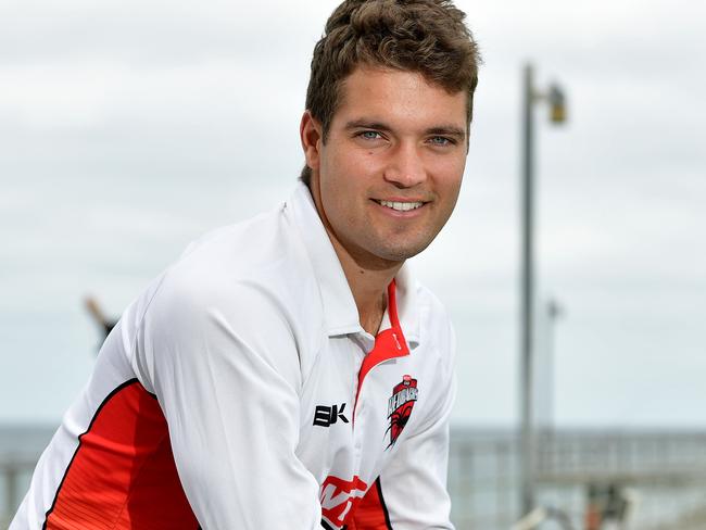 22/3/17. Alex Carey - Redbacks Cricket Player at Brighton JettyPic: Keryn Stevens