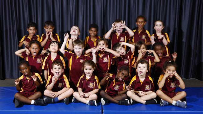 My First Year 2024: Edge Hill State School: prep E: back: Trey, TJ, Will, Maracilla, Noah, Scarlett, Romi; middle: Faith, Jeremey, Lochlan, Frankie, Raphael, Rafael, Denise; front: Madeleine, Luca, Pippa, Shenseea, Jesse, Litia. Picture: Brendan Radke