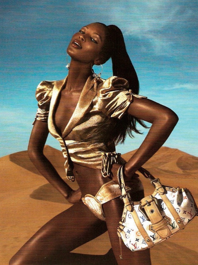 Naomi Campbell in the original campaign in 2003. Picture: Getty Images