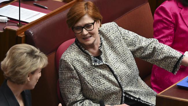 Senator Marise Payne announced her retirement in September. Picture: NCA NewsWire / Martin Ollman