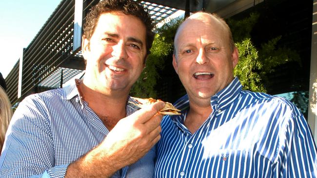 Former friends Garry Lyon and Billy Brownless.