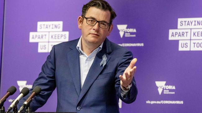 Victorian Premier Daniel Andrews says movement means virus. Picture: NCA NewsWire / Tim Carrafa