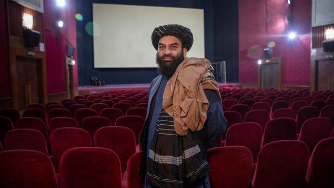 Qari Wali Gul Jawad at Kabul’s Ariana cinema. Picture: Charlie Faulkner