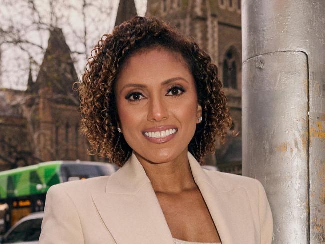 Channel 7 Melbourne newsreader Karina Carvalho.