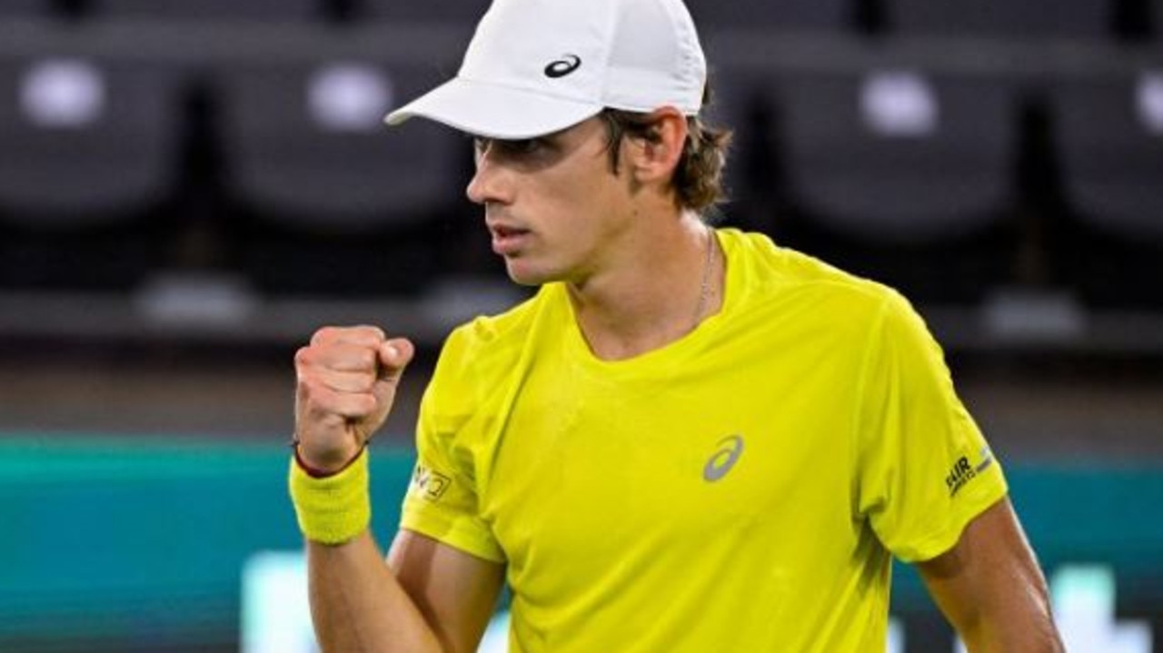 Alex de Minaur was inspired by debutant Jason Kubler’s performance.