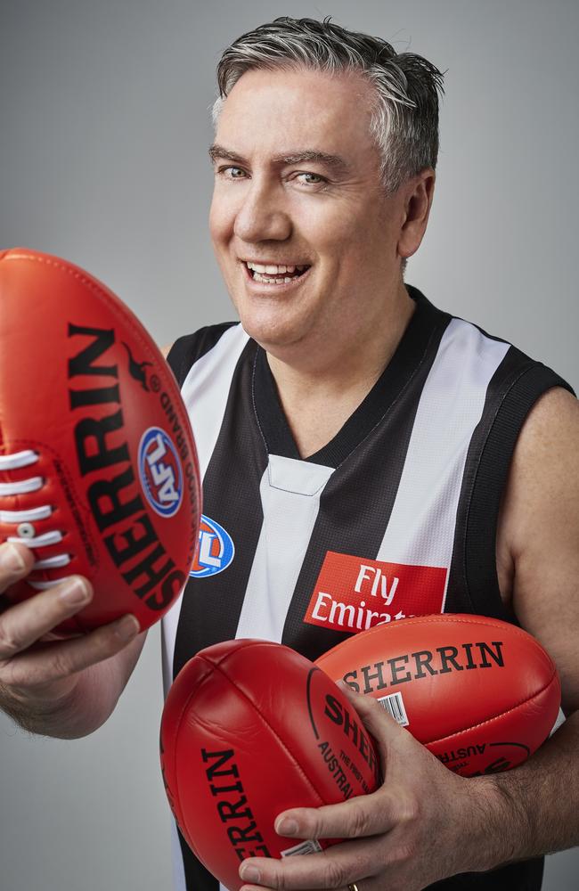 ‘Collingwood Eddie’ plays a terrible juggler. Picture: Supplied